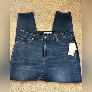 JUSTFAB size 22W Super Stretch high rise Skinny  Jeans NEW